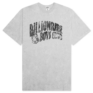 Billionaire Boys Club BBC Inked Arch SS Tee H. Grey