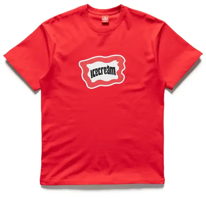 Ice Cream Ice Cream Outline SS Tee Black
