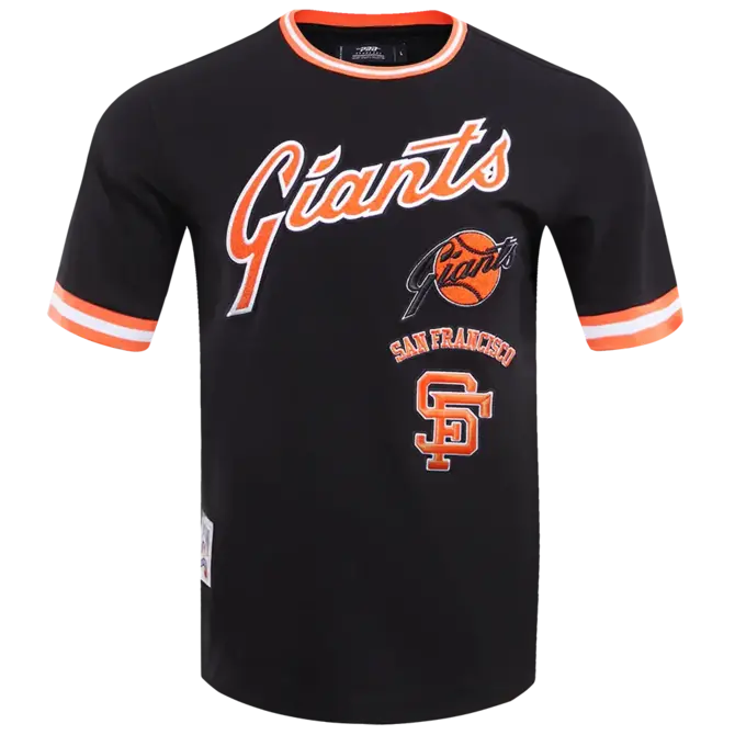Pro Standard PS SF Giants Retro Classic DK Tee Blk/Orange