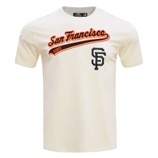 Pro Standard PS SF Giants Script Tail SJ Tee Eggshell