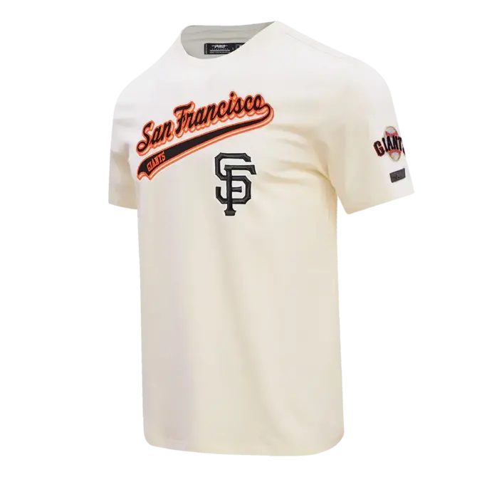 Pro Standard PS SF Giants Script Tail SJ Tee Eggshell