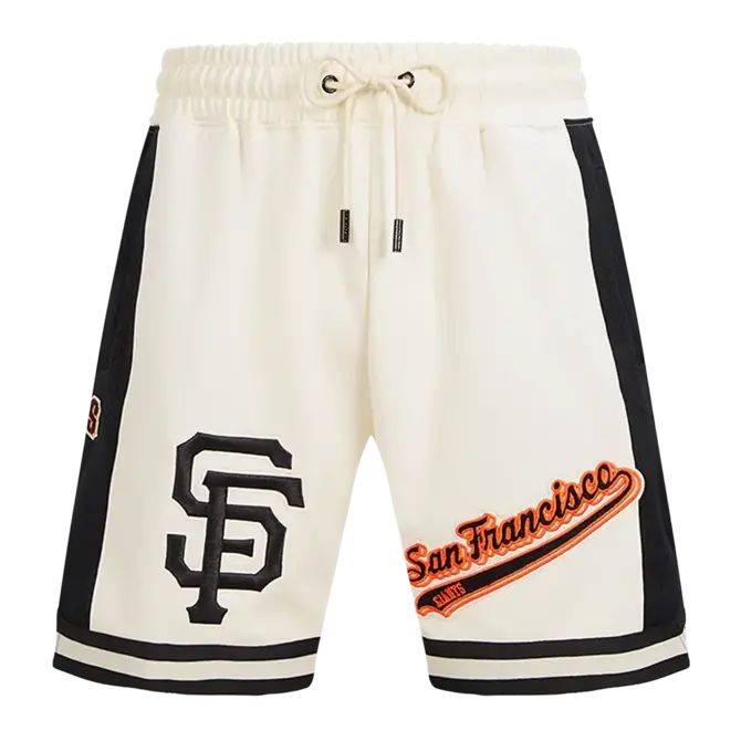 Pro Standard PS SF Giants Script Tail DK 2.0 Short Eggshell/Blk
