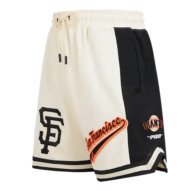 Pro Standard PS SF Giants Script Tail DK 2.0 Short Eggshell/Blk