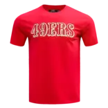 Pro Standard PS SF 49ers Classic Chenille SJ Tee Red