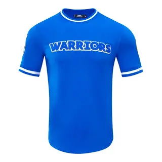 Pro Standard PS GS Warriors Classic Chenille DK Tee Royal Blue