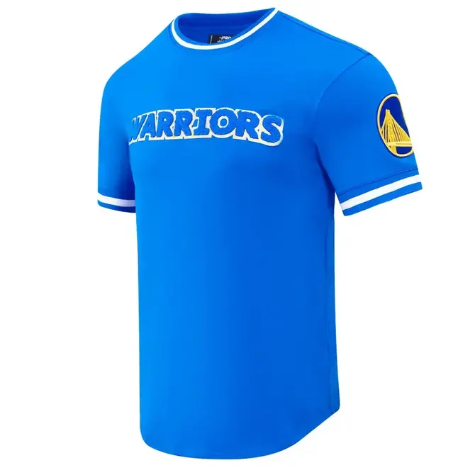 Pro Standard PS GS Warriors Classic Chenille DK Tee Royal Blue