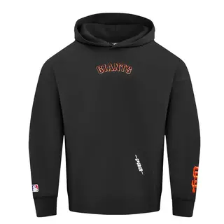 Pro Standard PS SF Giants Wingspan Drop Shoulder FLC Hoodie Black Pro Standard PS SF Giants Wingspan Drop Shoulder FLC Hoodie Black