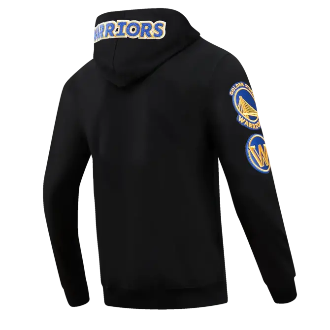 Pro Standard PS GS Warriors Classic Chenille Full Zip Hoodie Black