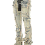 Stylo Stylo Khaki 7 Pocket Stacked Flare