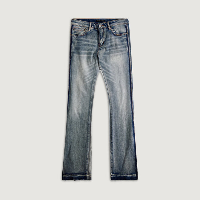 Embellish Embellish Jagger Flare Denim Light Bleach