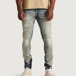 Embellish Embellish Dennis Skinny Denim Acid Distress