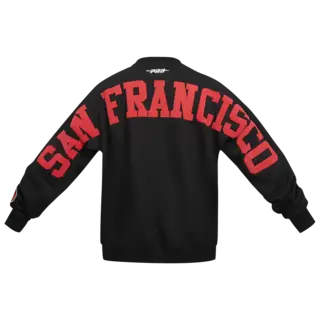 Pro Standard PS 49ers Wingspan Crewneck Sweater Black Pro Standard PS 49ers Wingspan Crewneck Sweater Black