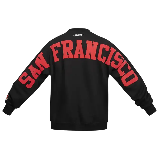 Pro Standard PS 49ers Wingspan Crewneck Sweater Black