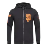 Pro Standard PS SF Giants Classic Chenille Full Zip Hoodie Black