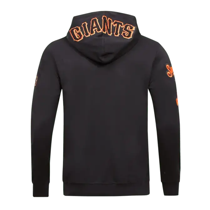 Pro Standard PS SF Giants Classic Chenille Full Zip Hoodie Black