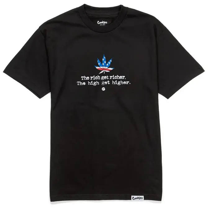 Cookies Cookies The Rich Gets Richer SS Tee Black