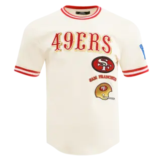 Pro Standard PS SF 49ers Retro Classic DK Tee Eggshell/Red Pro Standard PS SF 49ers Retro Classic DK Tee Eggshell/Red