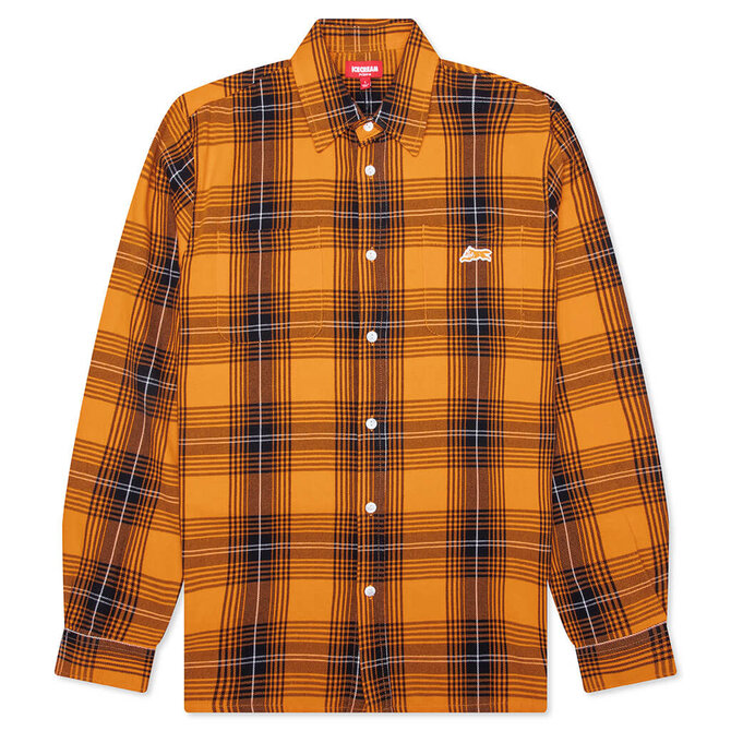 Ice Cream Ice Cream Jacob LS Woven Bright Marigold