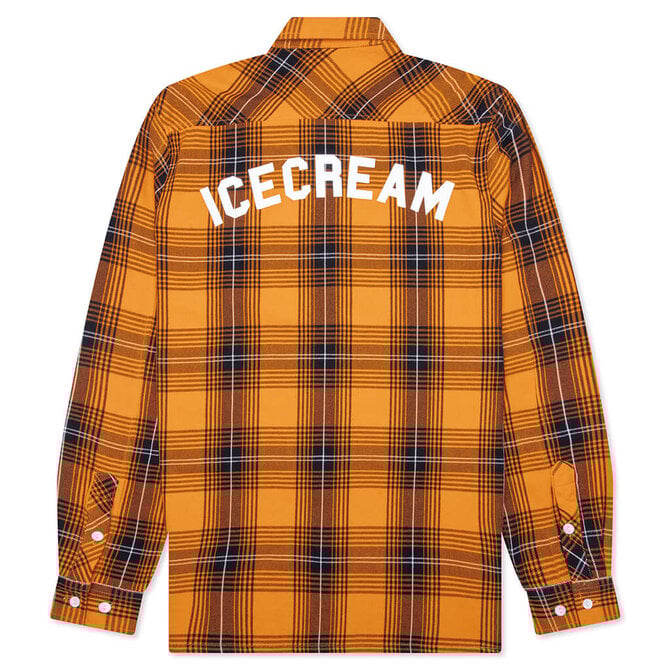 Ice Cream Ice Cream Jacob LS Woven Bright Marigold
