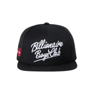 Billionaire Boys Club BBC H25 Script Snapback Black