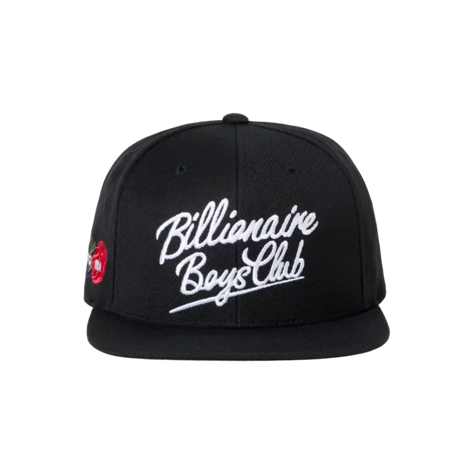 Billionaire Boys Club BBC H25 Script Snapback Black