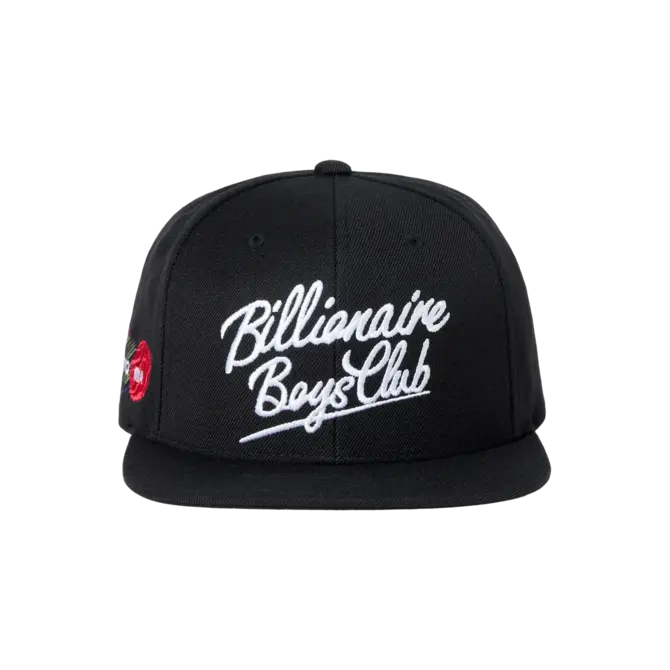 Billionaire Boys Club BBC H25 Script Snapback Black