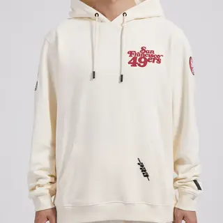 Pro Standard PS SF 49ers Souvenir FLC Hoodie Eggshell