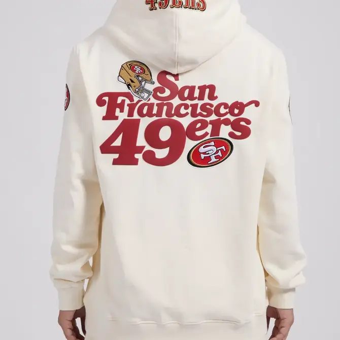 Pro Standard PS SF 49ers Souvenir FLC Hoodie Eggshell