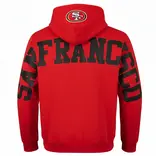 Pro Standard PS SF 49ers Wingspan Drp Shoulder Hoodie Red/Black