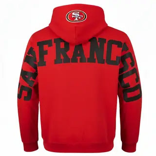 Pro Standard PS SF 49ers Wingspan Drp Shoulder Hoodie Red/Black