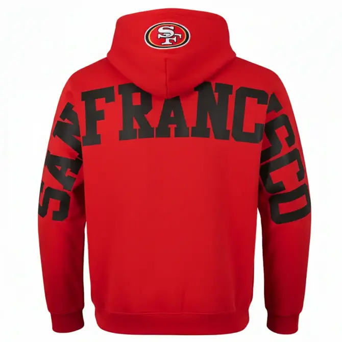 Pro Standard PS SF 49ers Wingspan Drp Shoulder Hoodie Red/Black