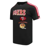 Pro Standard PS SF 49ers Retro Classic Striped Tee Black/Red