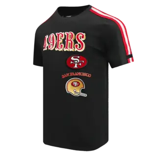 Pro Standard PS SF 49ers Retro Classic Striped Tee Black/Red