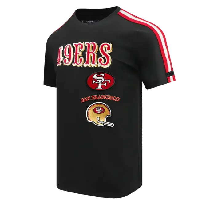Pro Standard PS SF 49ers Retro Classic Striped Tee Black/Red