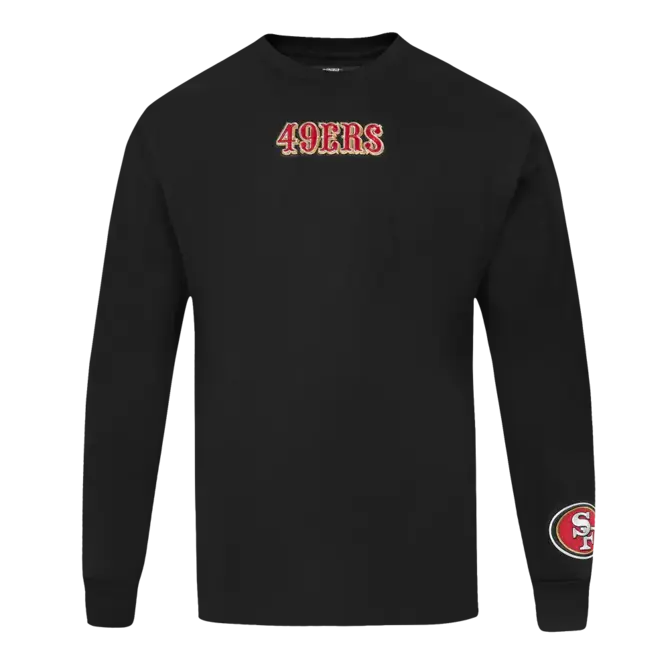 Pro Standard PS SF 49ers Wingspan Drp Shoulder LS Black