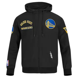 Pro Standard PS GS Warriors Classic Wind Suit Woven FZHoodie Black