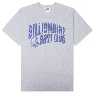 Billionaire Boys Club BBC SP26 Curve SS Tee Heather Grey