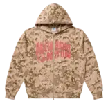 Billionaire Boys Club BBC Camo Zip Hoodie Doeskin