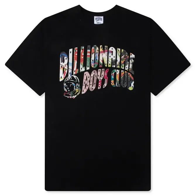 Billionaire Boys Club BBC Curve Collage SS Tee Black