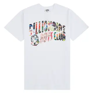 Billionaire Boys Club BBC Curve Collage SS Tee White