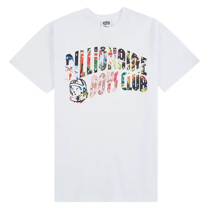 Billionaire Boys Club BBC Curve Collage SS Tee White