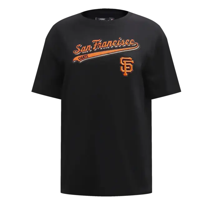 Pro Standard PS SF Giants Script Tail BF Tee Black