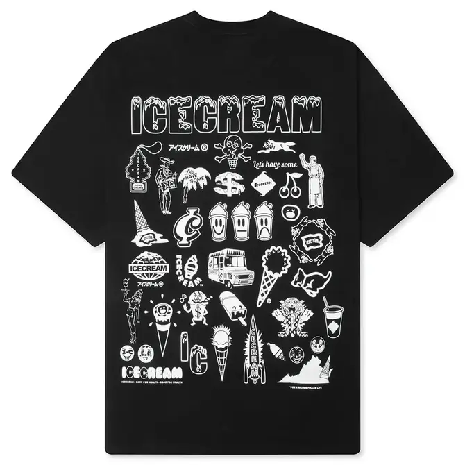 Ice Cream Ice Cream Order Up SS Knit Black
