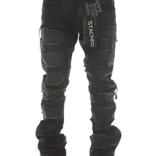 Stylo Stylo SNK Stacked Flare Black