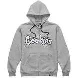 Cookies Cookies Original Mint Zip Front Hoodie Grey Heather/Wht