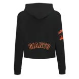 Pro Standard PS SF Giants Classic FLC Cropped Hoodie Black