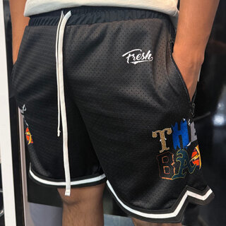 FRESH FRESH The Bay Hoop Shorts Black