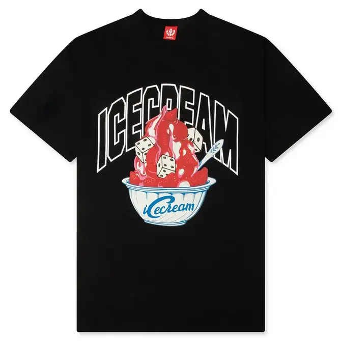 Ice Cream Ice Cream Dice SS Tee Black