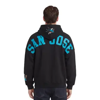 Pro Standard PS SJ Sharks Drp Shoulder Wingspan Hoodie Black