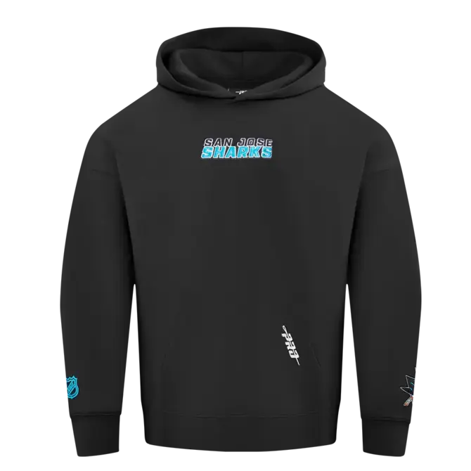 Pro Standard PS SJ Sharks Drp Shoulder Wingspan Hoodie Black